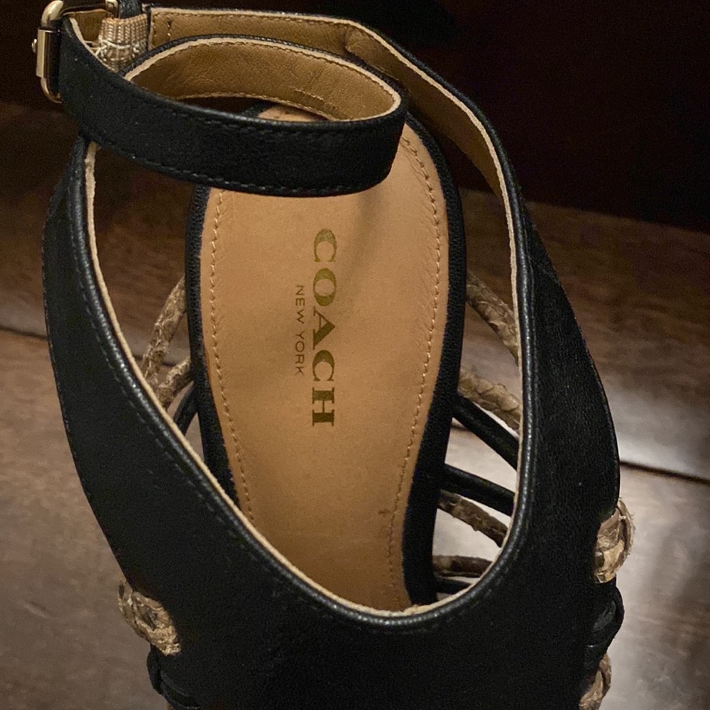 Coach leather heels - Picture 4 of 5